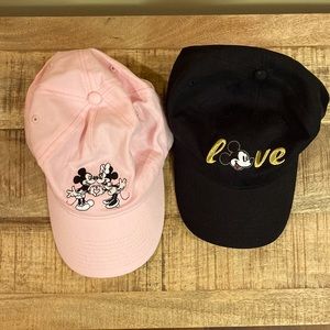 2 new (no tags) Disney adjustable hats